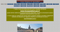 Desktop Screenshot of liceospedalieri.it